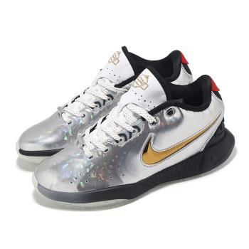 Nike 籃球鞋 LeBron XXI SE GS 大童 女鞋 銀 黑 All-Star 全明星賽 LBJ FJ1530-001