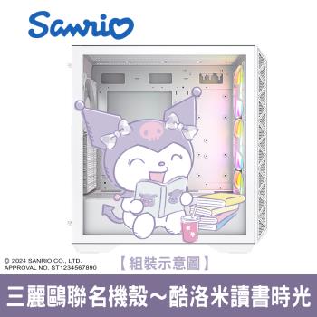 Sanrio 三麗鷗 酷洛米 機殼 E-ATX 903白色 玻璃透側 正版授權