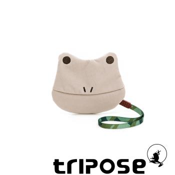 【tripose】輕鬆生活青蛙造型零錢包(沙漠灰)
