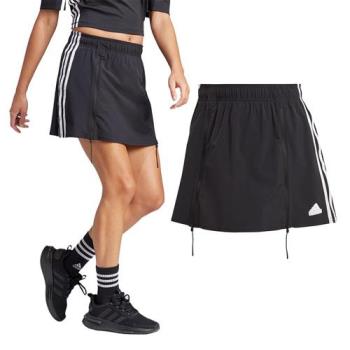 Adidas Dance SKO 女 黑色 休閒 運動 裙子 高爾夫球裙 短裙 IP2393