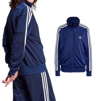 Adidas Originals Adicolor 女款 深寶藍 復古 三葉草 經典 外套 IL3816