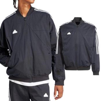 Adidas M Tiro LS JKT 男款 黑色 夾克 運動 復古 休閒 按扣口袋 舒適 外套 IP3791