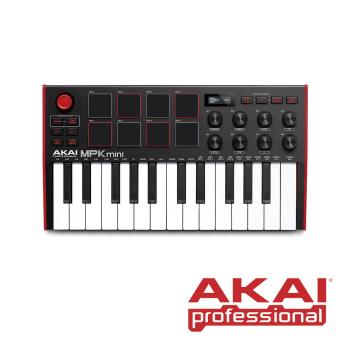 【AKAI】MPK mini mk3 USB MIDI 鍵盤 公司貨