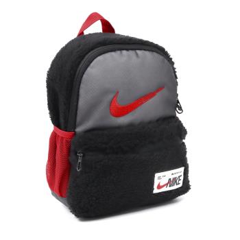 Nike 後背包 JDI Mini 兒童款 黑 紅 大空間 刺繡 書包 背包 雙肩包 FD4458-010