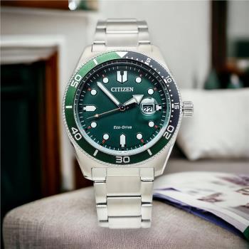 Citizen 星辰 GENTS AW1768-80X 日本機芯 光動能 日期顯示 現代 時尚 石英 水鬼 男士 腕錶 手錶