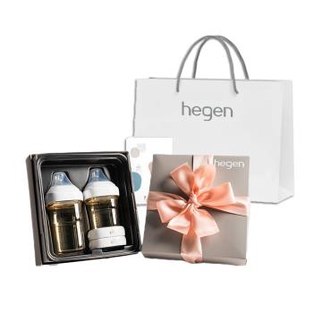 【hegen】 祝賀新生經典奶瓶安心禮 - 經典系列 + 加購專用紙袋卡片
