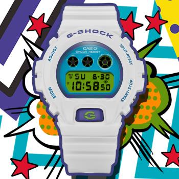 CASIO G-SHOCK  經典復刻 鮮豔色彩電子腕錶 DW-6900RCS-7