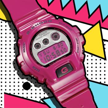 CASIO G-SHOCK 經典復刻 鮮豔色彩電子腕錶 DW-6900RCS-4