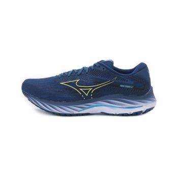 MIZUNO WAVE RIDER 27 慢跑鞋 藍 J1GC230353 男鞋