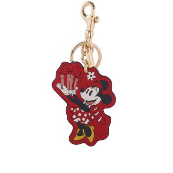COACH x Disney 禮物米妮造型吊飾/鑰匙圈(紅色) CN008 IMRZP