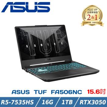 ASUS FA506NC-0042B7535HS 石墨黑(AMD R5-7535HS/16G/RTX 3050/1TB SSD/W11/15.6)