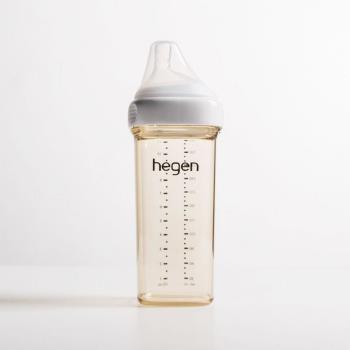 【hegen】 金色奇蹟PPSU多功能方圓型寬口奶瓶 330ml