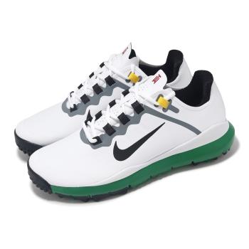 Nike 高爾夫球鞋 TW 13 男鞋 寬楦 白 黑 防潑水 老虎伍茲 皮革 運動鞋 DR5753-100