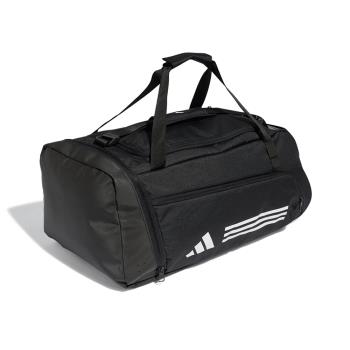 adidas 健身包 Essentials 3-Stripes 黑 白 可調背帶 可拆卸 旅行袋 運動包 愛迪達 IP9863