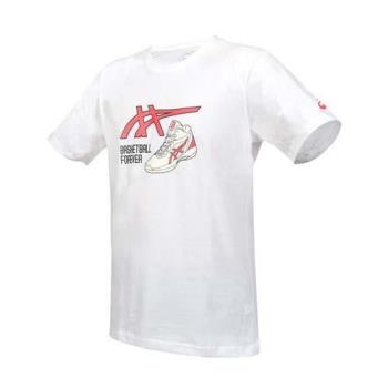 ASICS 男運動短袖T恤-運動 上衣 休閒