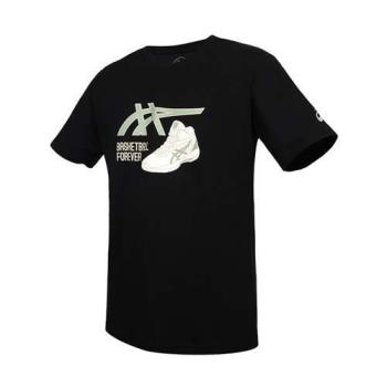 ASICS 男運動短袖T恤-運動 上衣 休閒