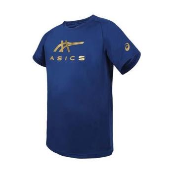 ASICS 男短袖T恤-運動 慢跑 上衣
