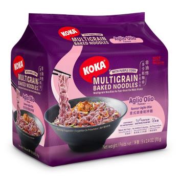新加坡原裝Koka紫玉米多穀高纖麵