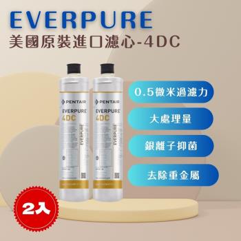 【EVERPURE】PENTAIR 4DC (2入) 濾心 濾芯 美國原廠進口 平行輸入 濱特爾