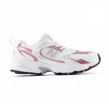 New Balance 童鞋 中童 白粉色 網眼 透氣 跑步 運動 休閒 慢跑鞋 PZ530RK