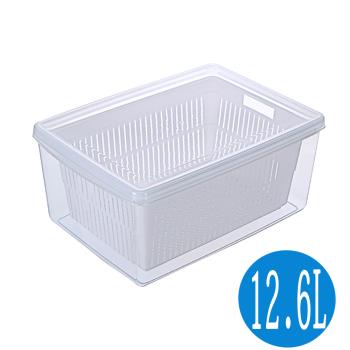 1號名廚瀝水保鮮盒-(12.6L)