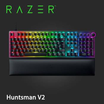 【Razer雷蛇】Huntsman V2 獵魂光蛛 V2 機械式鍵盤-中文/紅軸