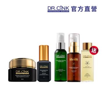 DR.CINK達特聖克 頂粹創生再生肌本組 頂粹創生夜后黑藻再生霜 60ml＋頂粹創生煥顏極效精華液 30ml