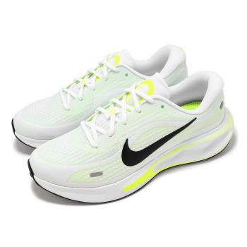 Nike 慢跑鞋 Journey Run 男鞋 白 黑 螢光綠 路跑 運動鞋 FN0228-700