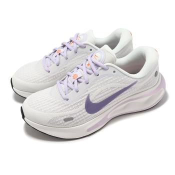 Nike 慢跑鞋 Wmns Journey Run 女鞋 白 紫 透氣 緩衝 反光 運動鞋 FJ7765-100