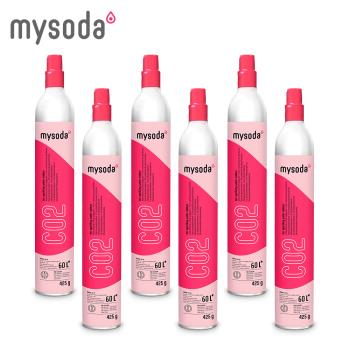 mysoda 425g二氧化碳交換鋼瓶/6入組 MYCO2E (空瓶換購滿瓶)