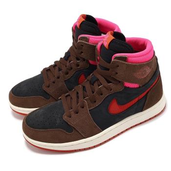 Nike Wmns Air Jordan 1 ZM Air CMFT 2 女鞋 紅 可可棕 AJ1 DV1305-206