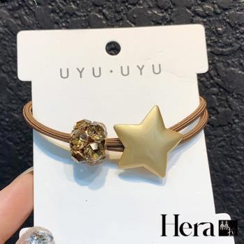 【Hera 赫拉】淡雅女孩復古金屬鑽求髮圈 H112041109