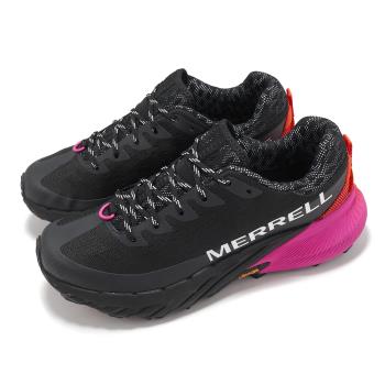 Merrell 越野跑鞋 Agility Peak 5 女鞋 黑 紫 橘 回彈 抓地 橡膠大底 運動鞋 ML068236