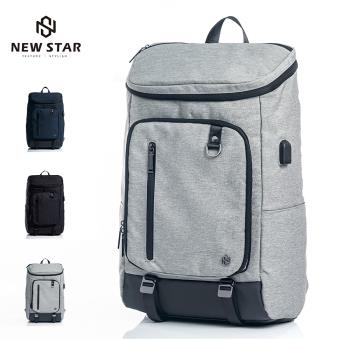 NEW STAR 後背包 時尚機能防水多口袋收納筆電包包 大容量 電腦包 男 女 男包 現貨 BK300