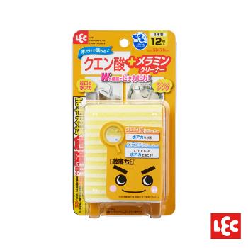 日本LEC-【激落君】日製檸檬酸去污科技海綿12枚入