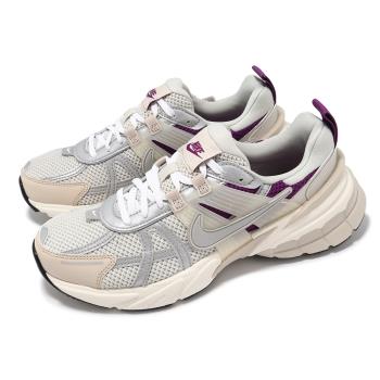 Nike 休閒鞋 Wmns V2K Run PRM 米白 銀 紫 女鞋 復古 Y2K HF4305-072