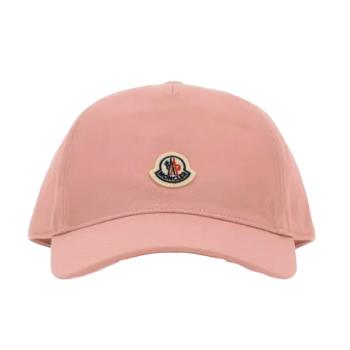 【MONCLER】品牌 LOGO 棒球帽-粉色 (ONE SIZE) 3B00041V0006 510
