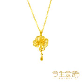【今生金飾】花絲-春日繁花項鍊 黃金項鍊