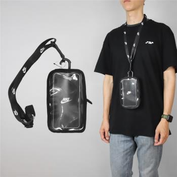 Nike 手機斜背包 Club Phone Crossbody Bag 黑 白 可觸控 防撕裂 斜背包 手機包 N100909609-1OS