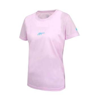 ASICS 女短袖T恤-運動 上衣 休閒 吸濕排汗