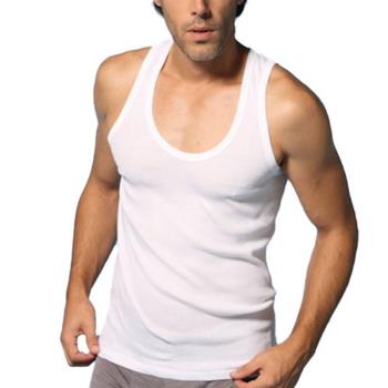 【LOVIN】台灣製一王美 6件組 舒適型男 羅紋 細肩背心 白色 #6200