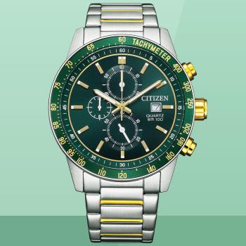 CITIZEN星辰 Chronograph系列 經典時尚計時腕錶 AN3689-55X
