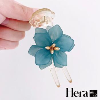 【Hera 赫拉】 優雅山茶花透明香蕉夾 L111080907