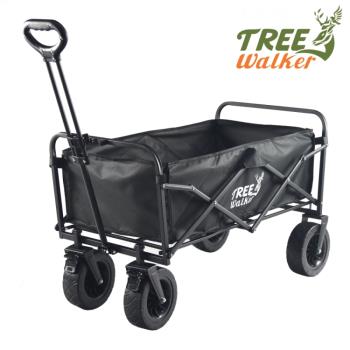 TreeWalker 多用途可煞車露營摺疊置物手拉車(四輪推車、露營推車)
