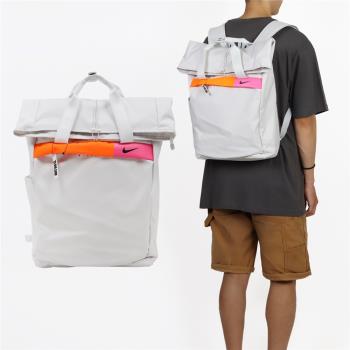 Nike 後背包 JDI Backpack 灰 橘 大空間 軟墊 雙肩包 運動包 背包 DJ5487-020