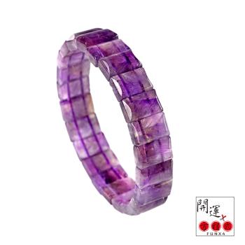開運方程式-紫極光手排達碧茲水晶14mm(能量全面平衡磁場)
