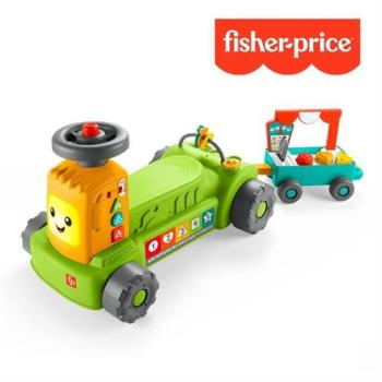 【Fisher price 費雪】農場市集學習車(超值2件組/農場市集學步車+拖拉車)