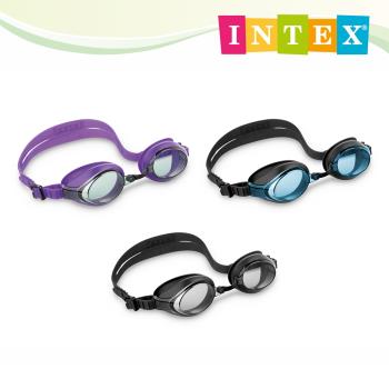 INTEX 運動競速兒童泳鏡 適8~13歲 3色可選 (55691)