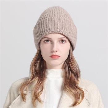 【米蘭精品】羊毛毛帽針織帽-韓版保暖護耳套頭男女配件10色74hl15