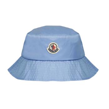 【MONCLER】品牌LOGO漁夫帽-天空藍色 (S號、M號) 3B000 12 54155 715